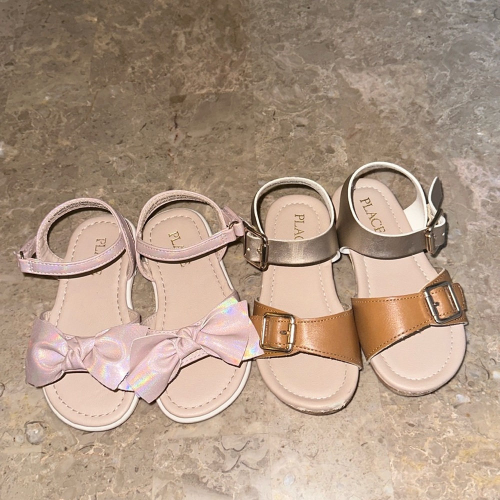 Bundles of Toddler girls sandals.